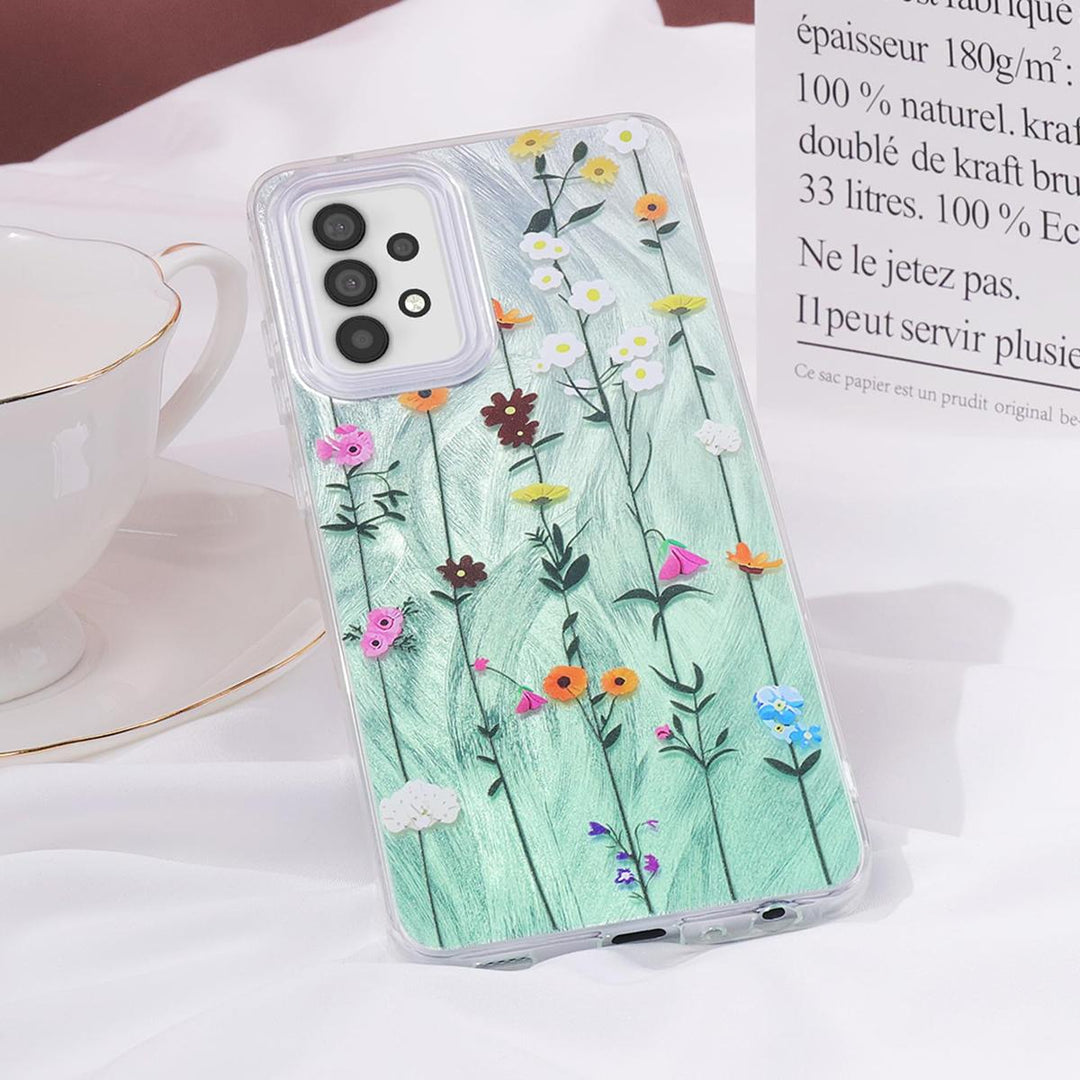 FeatherYarn Floral S24 Case for Samsung Galaxy - DOKUTRONIX