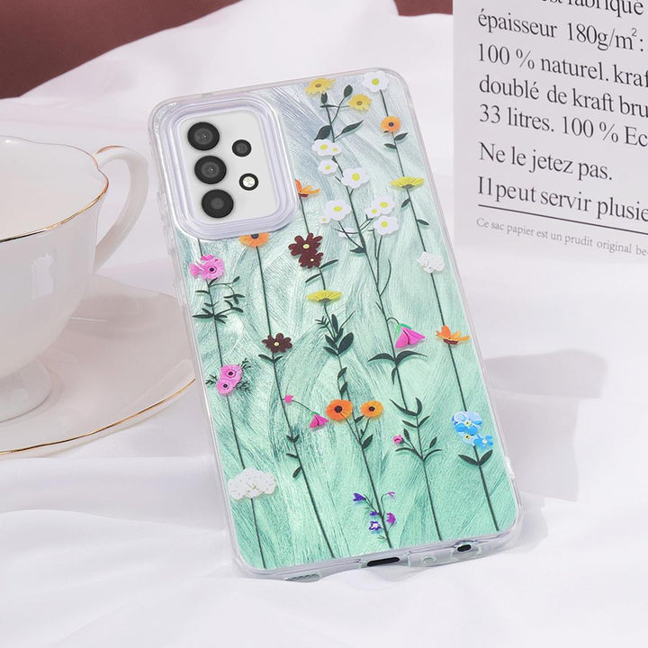 FeatherYarn Floral S24 Case for Samsung Galaxy - DOKUTRONIX