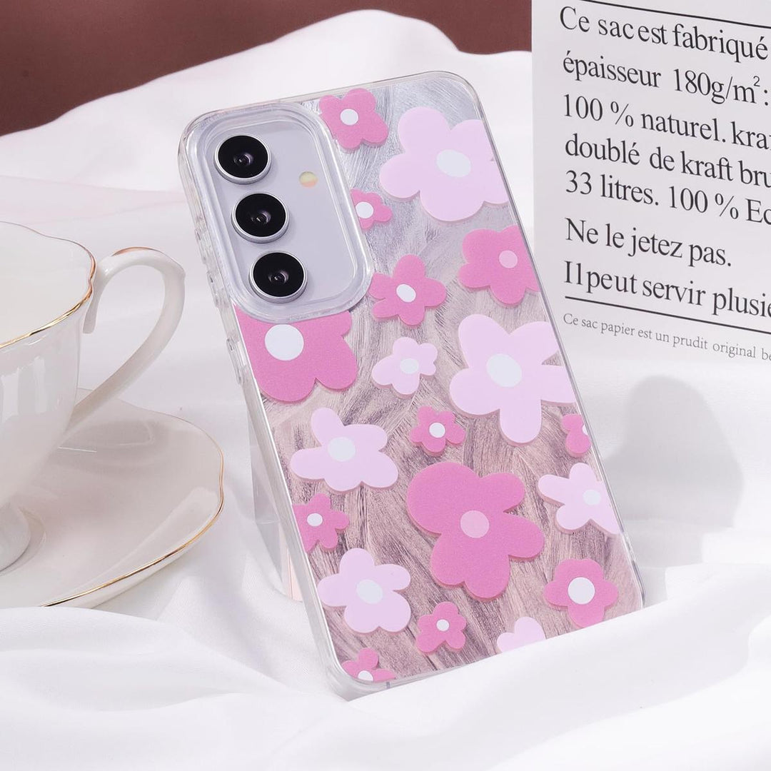 FeatherYarn Floral S24 Case for Samsung Galaxy - DOKUTRONIX