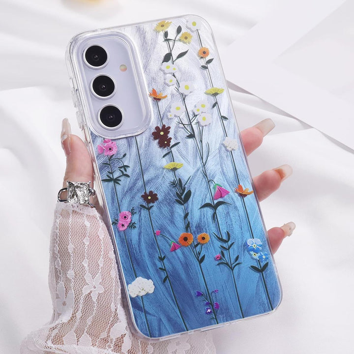 FeatherYarn Floral S24 Case for Samsung Galaxy - DOKUTRONIX