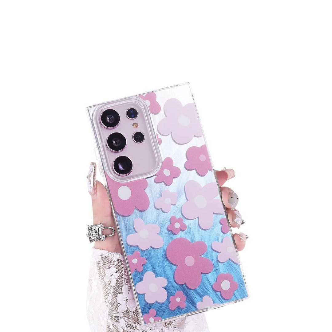 FeatherYarn Floral S24 Case for Samsung Galaxy - DOKUTRONIX