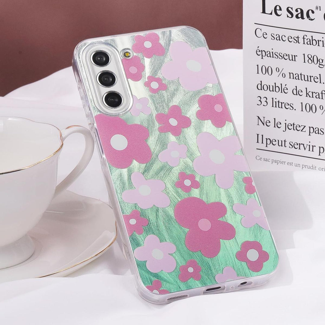 FeatherYarn Floral S24 Case for Samsung Galaxy - DOKUTRONIX