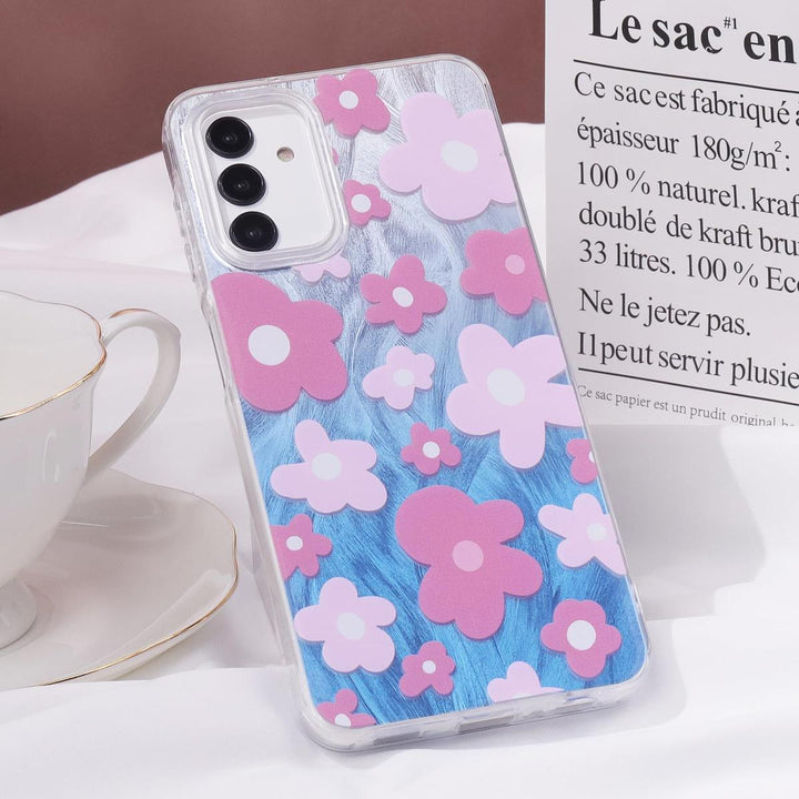 FeatherYarn Floral S24 Case for Samsung Galaxy - DOKUTRONIX