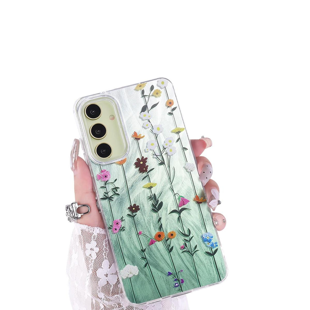 FeatherYarn Floral S24 Case for Samsung Galaxy - DOKUTRONIX