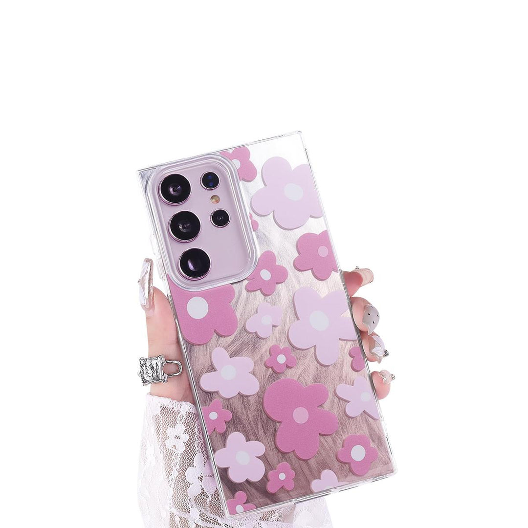FeatherYarn Floral S24 Case for Samsung Galaxy - DOKUTRONIX
