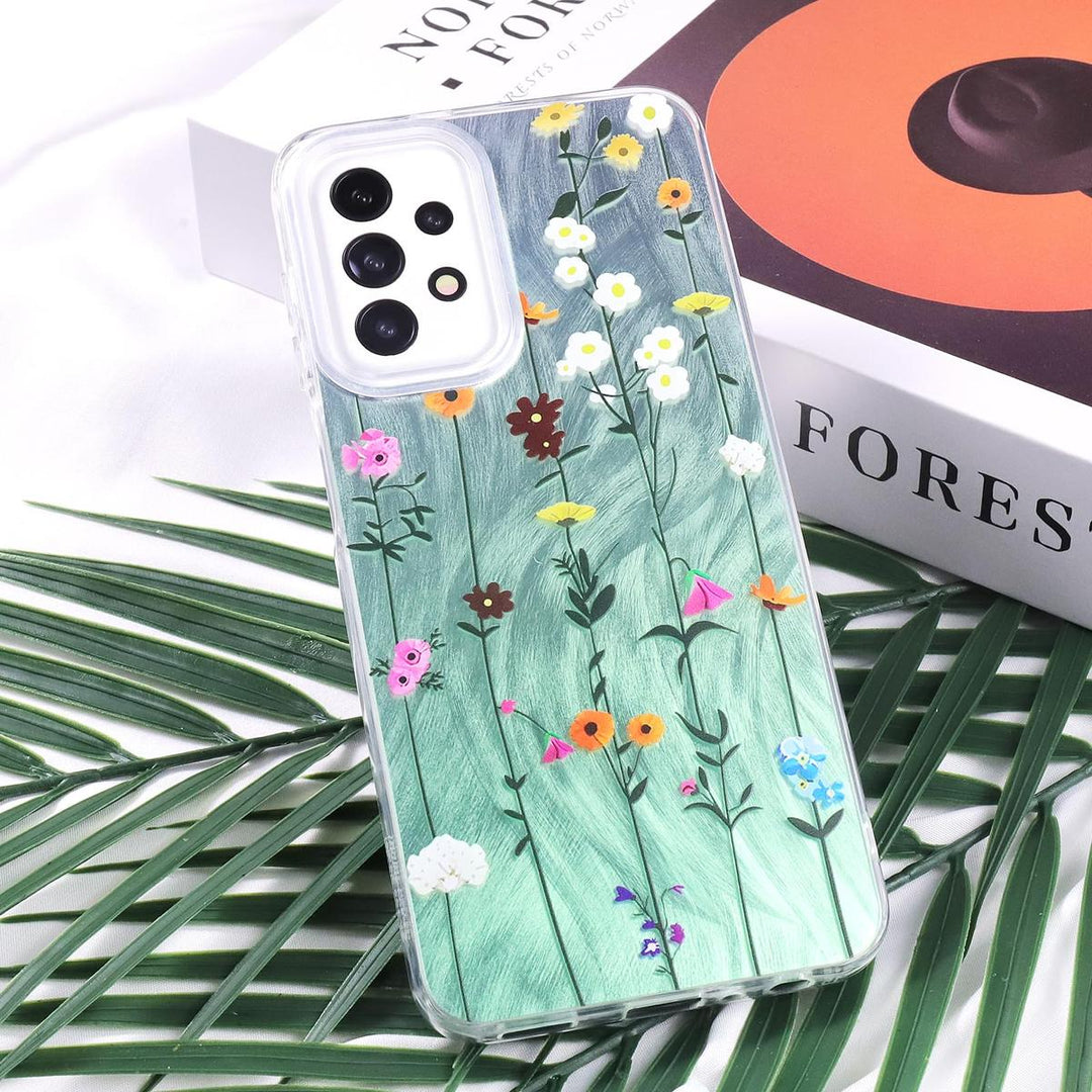 FeatherYarn Floral S24 Case for Samsung Galaxy - DOKUTRONIX