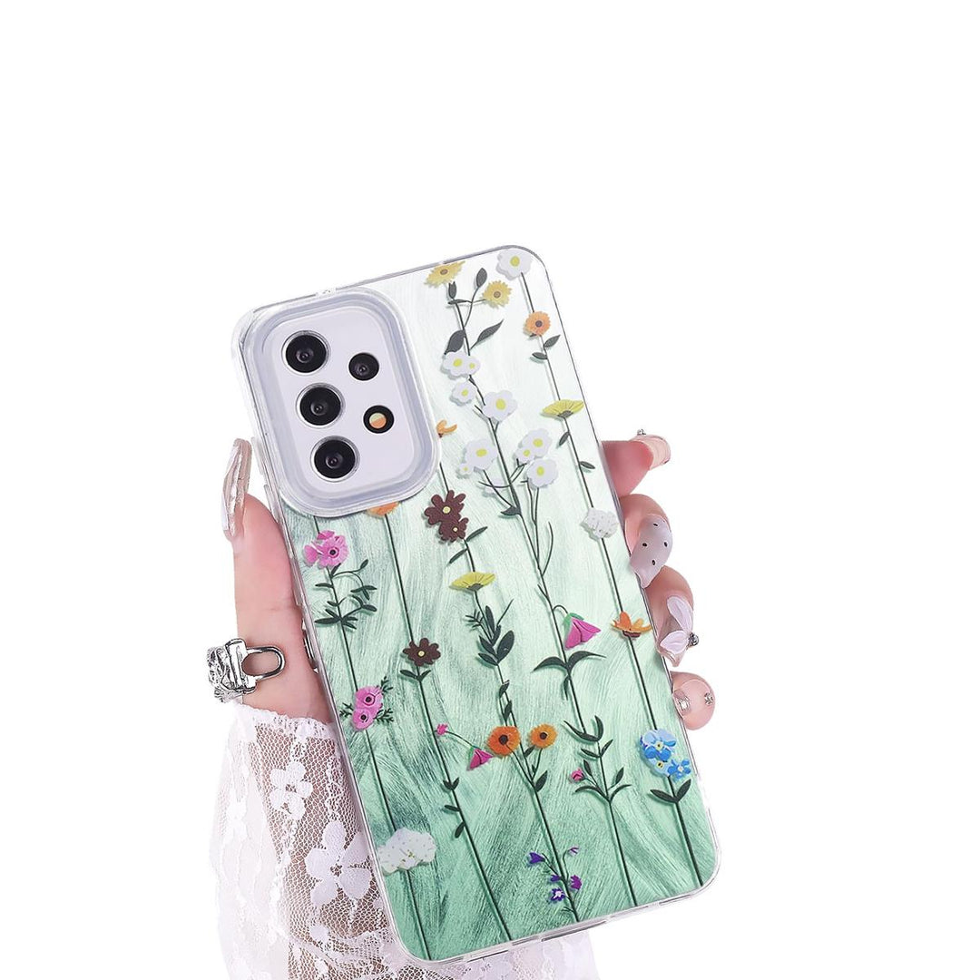 FeatherYarn Floral S24 Case for Samsung Galaxy - DOKUTRONIX
