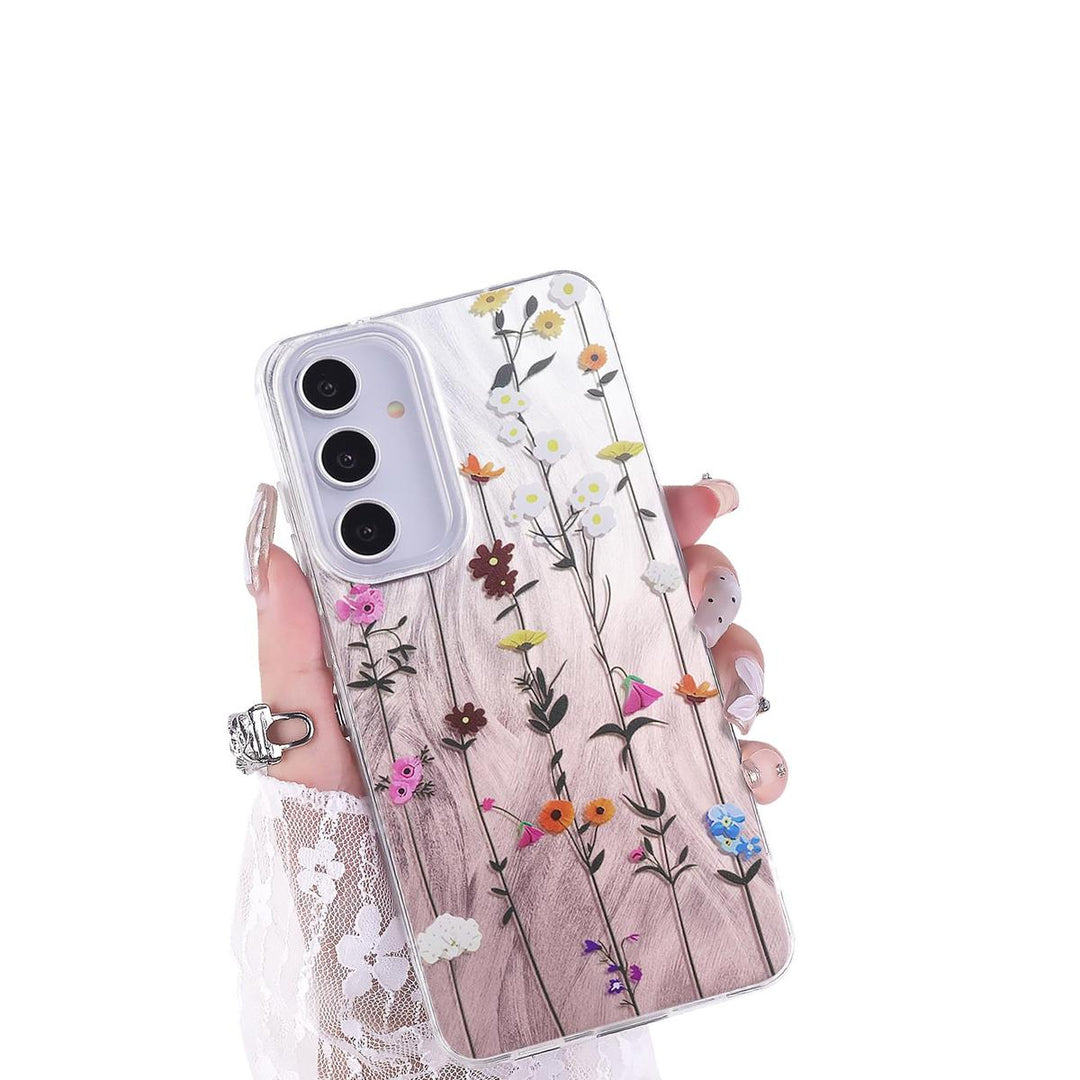 FeatherYarn Floral S24 Case for Samsung Galaxy - DOKUTRONIX