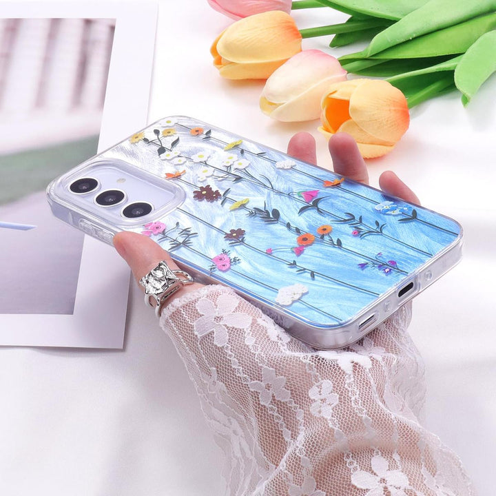 FeatherYarn Floral S24 Case for Samsung Galaxy - DOKUTRONIX