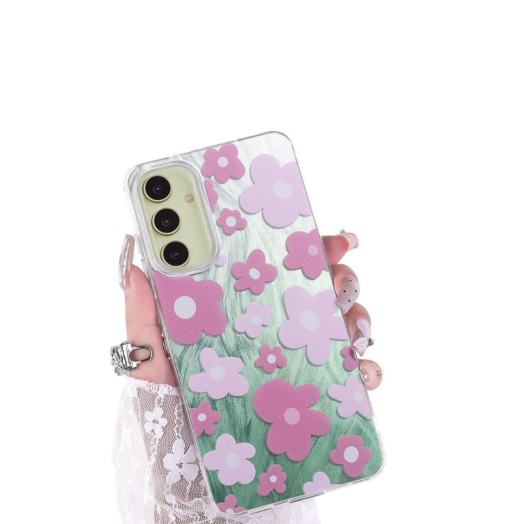 FeatherYarn Floral S24 Case for Samsung Galaxy - DOKUTRONIX