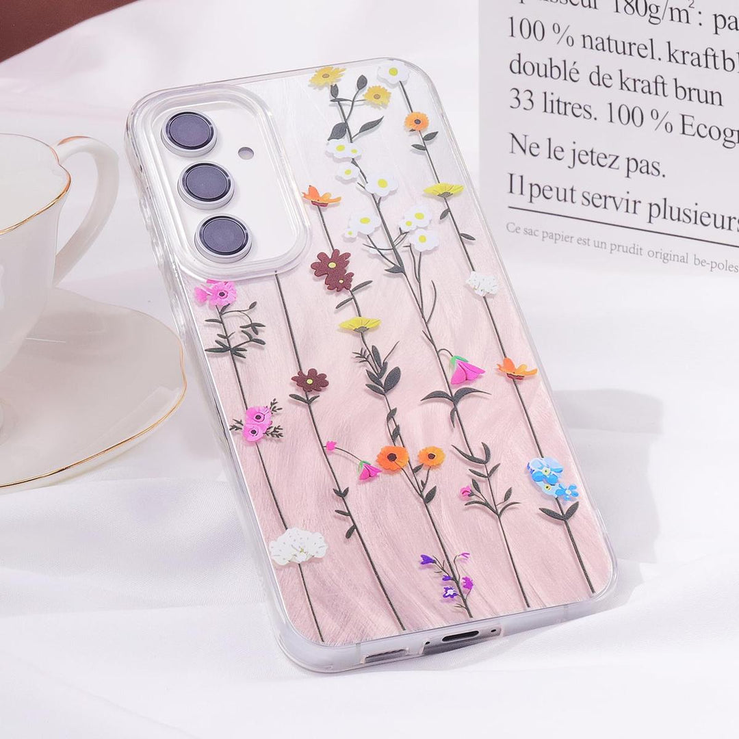 FeatherYarn Floral S24 Case for Samsung Galaxy - DOKUTRONIX