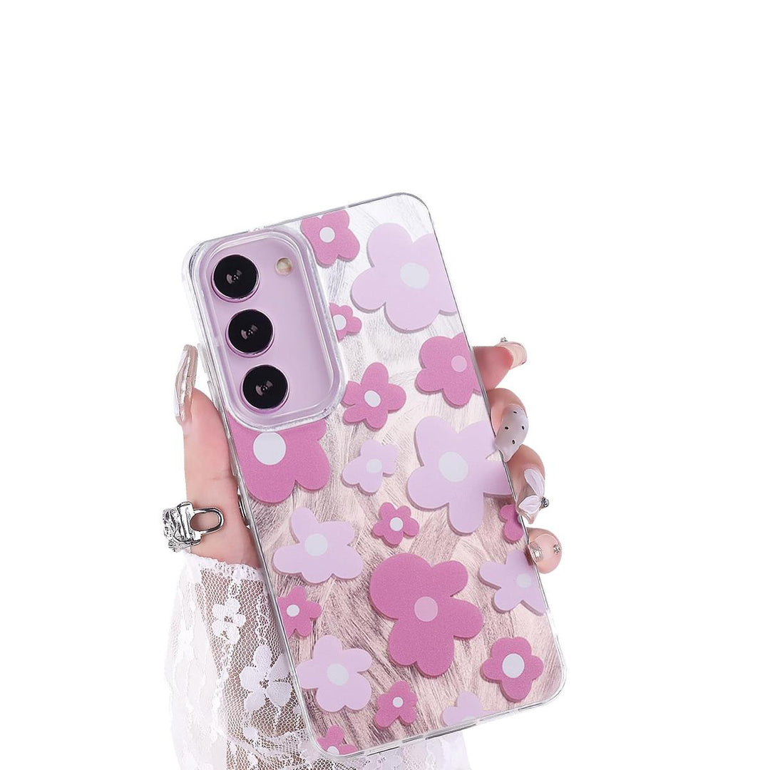 FeatherYarn Floral S24 Case for Samsung Galaxy - DOKUTRONIX