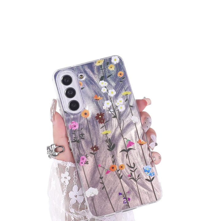 FeatherYarn Floral S24 Case for Samsung Galaxy - DOKUTRONIX
