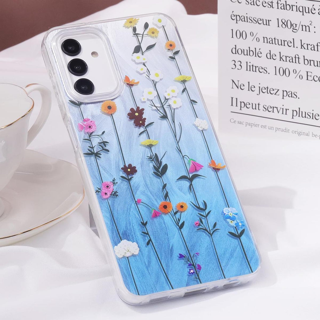 FeatherYarn Floral S24 Case for Samsung Galaxy - DOKUTRONIX