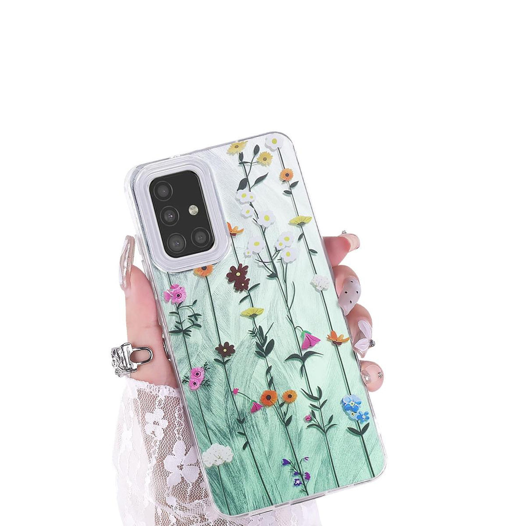 FeatherYarn Floral S24 Case for Samsung Galaxy - DOKUTRONIX