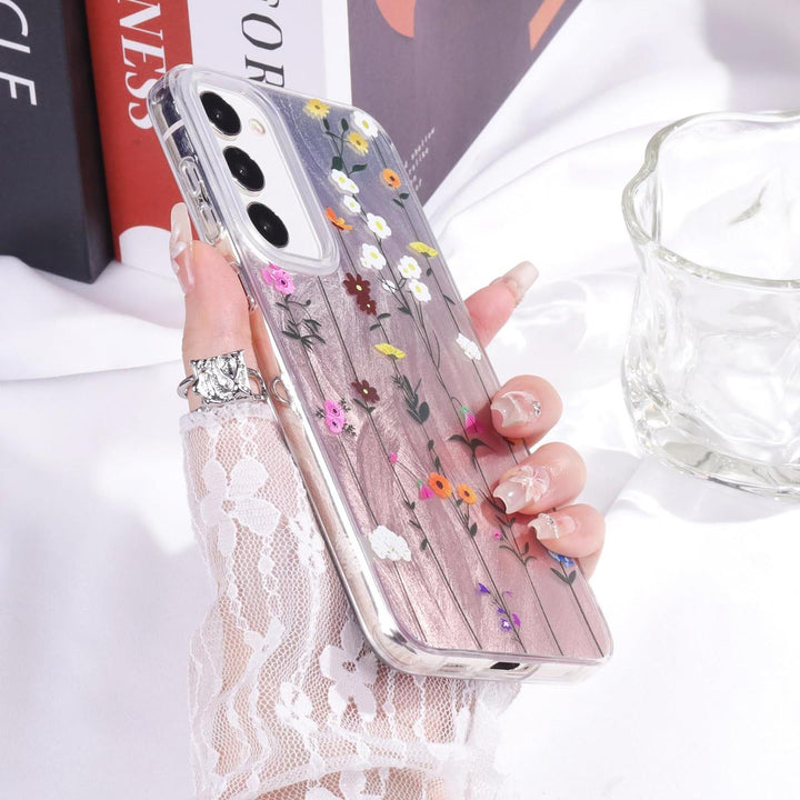 FeatherYarn Floral S24 Case for Samsung Galaxy - DOKUTRONIX