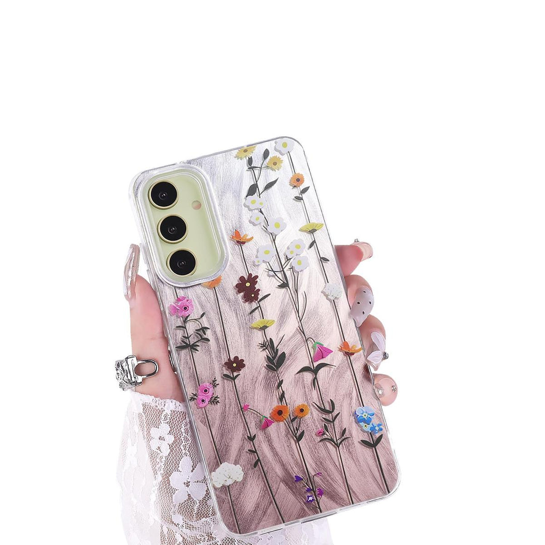 FeatherYarn Floral S24 Case for Samsung Galaxy - DOKUTRONIX