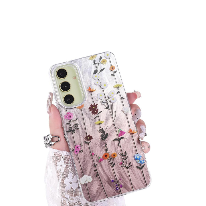 FeatherYarn Floral S24 Case for Samsung Galaxy - DOKUTRONIX