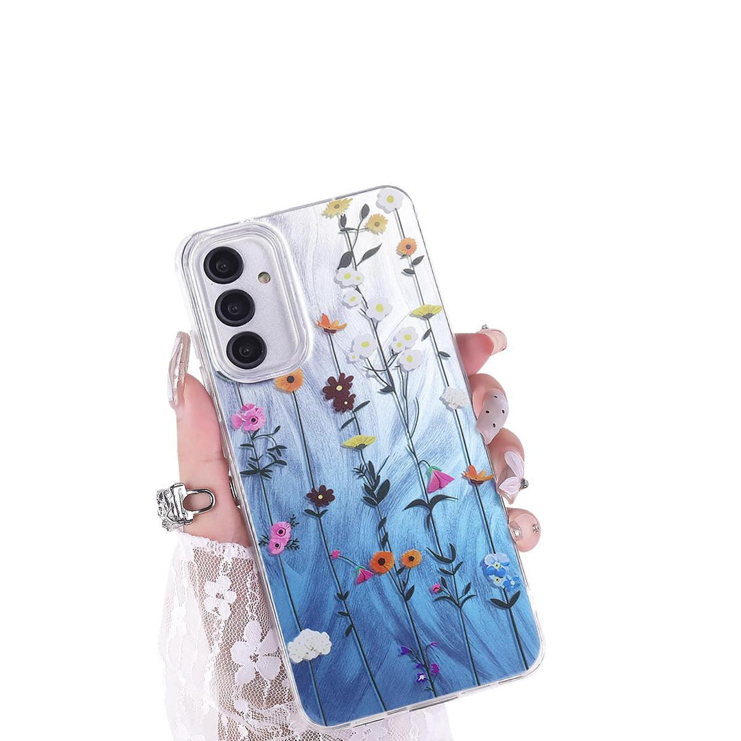 FeatherYarn Floral S24 Case for Samsung Galaxy - DOKUTRONIX
