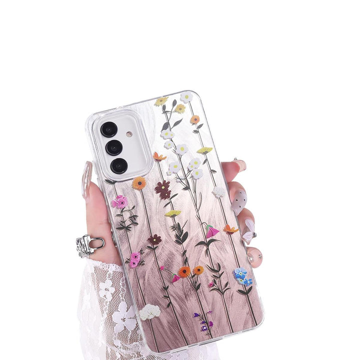 FeatherYarn Floral S24 Case for Samsung Galaxy - DOKUTRONIX
