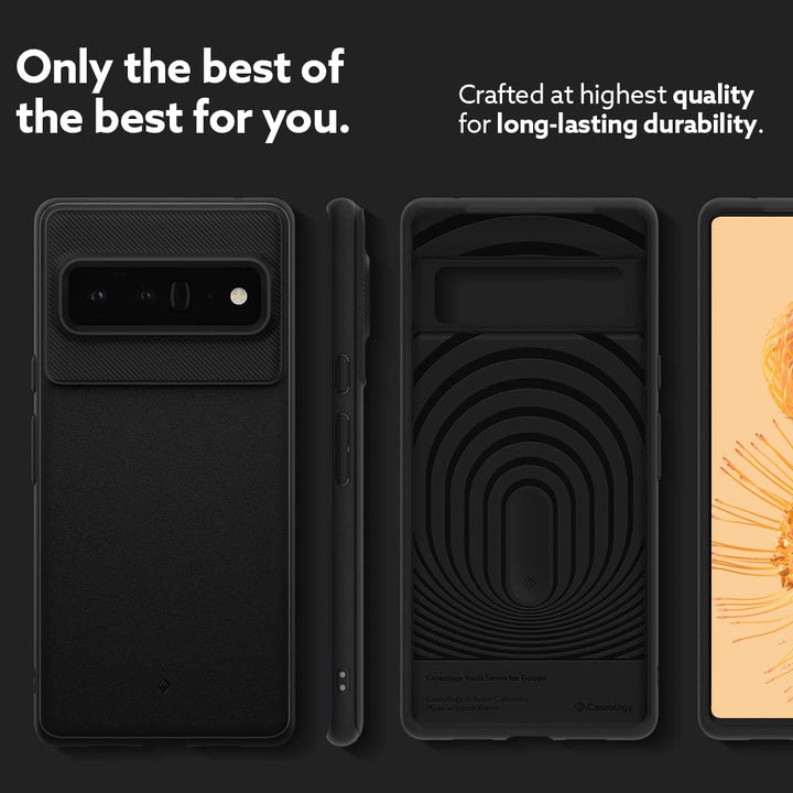 Vault Shield Case for Google Pixel 6 Pro - Matte Black - DOKUTRONIX