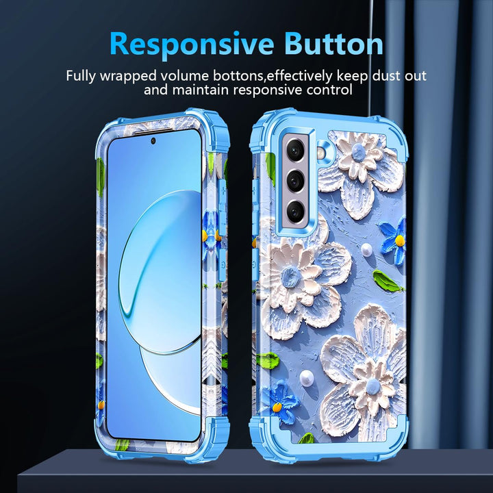 Galaxy S22 5G Floral Shockproof Case - DOKUTRONIX