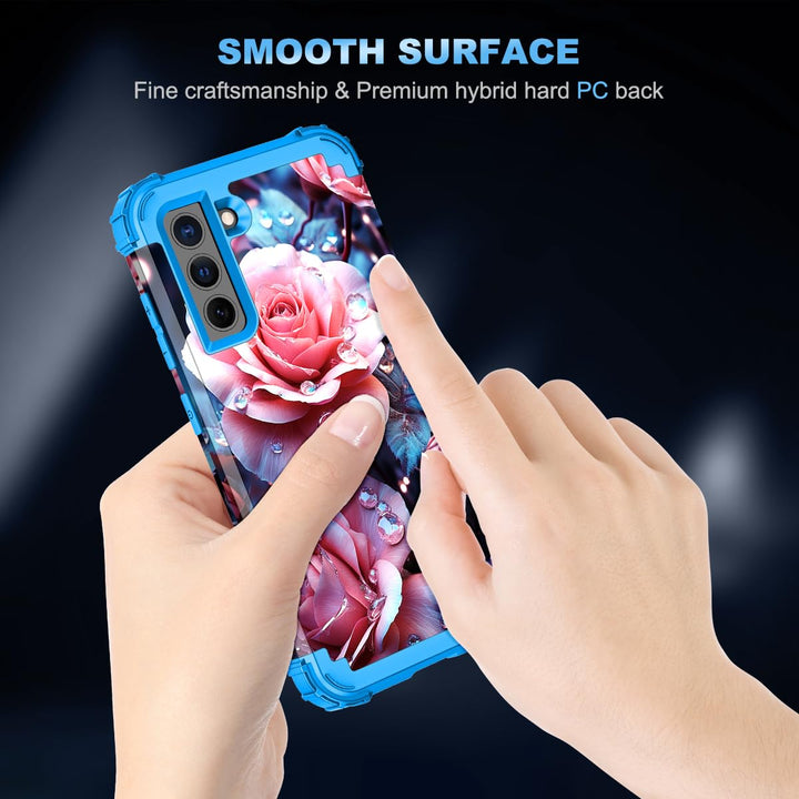 Galaxy S22 5G Floral Shockproof Case - DOKUTRONIX