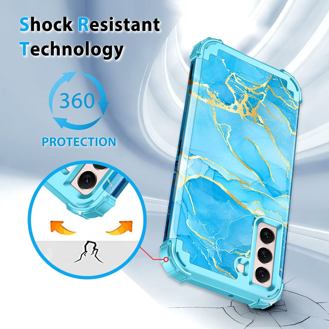 Galaxy S22 5G Floral Shockproof Case - DOKUTRONIX