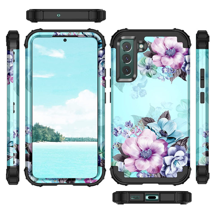 Galaxy S22 5G Floral Shockproof Case - DOKUTRONIX