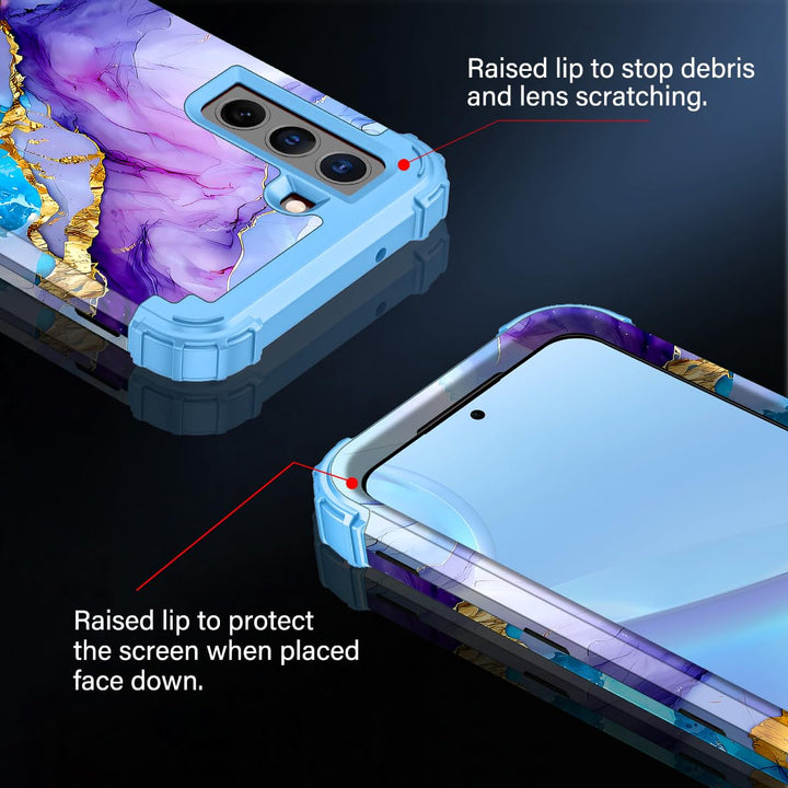 Galaxy S22 5G Floral Shockproof Case - DOKUTRONIX