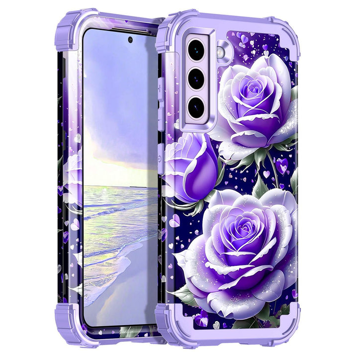 Galaxy S22 5G Floral Shockproof Case - DOKUTRONIX