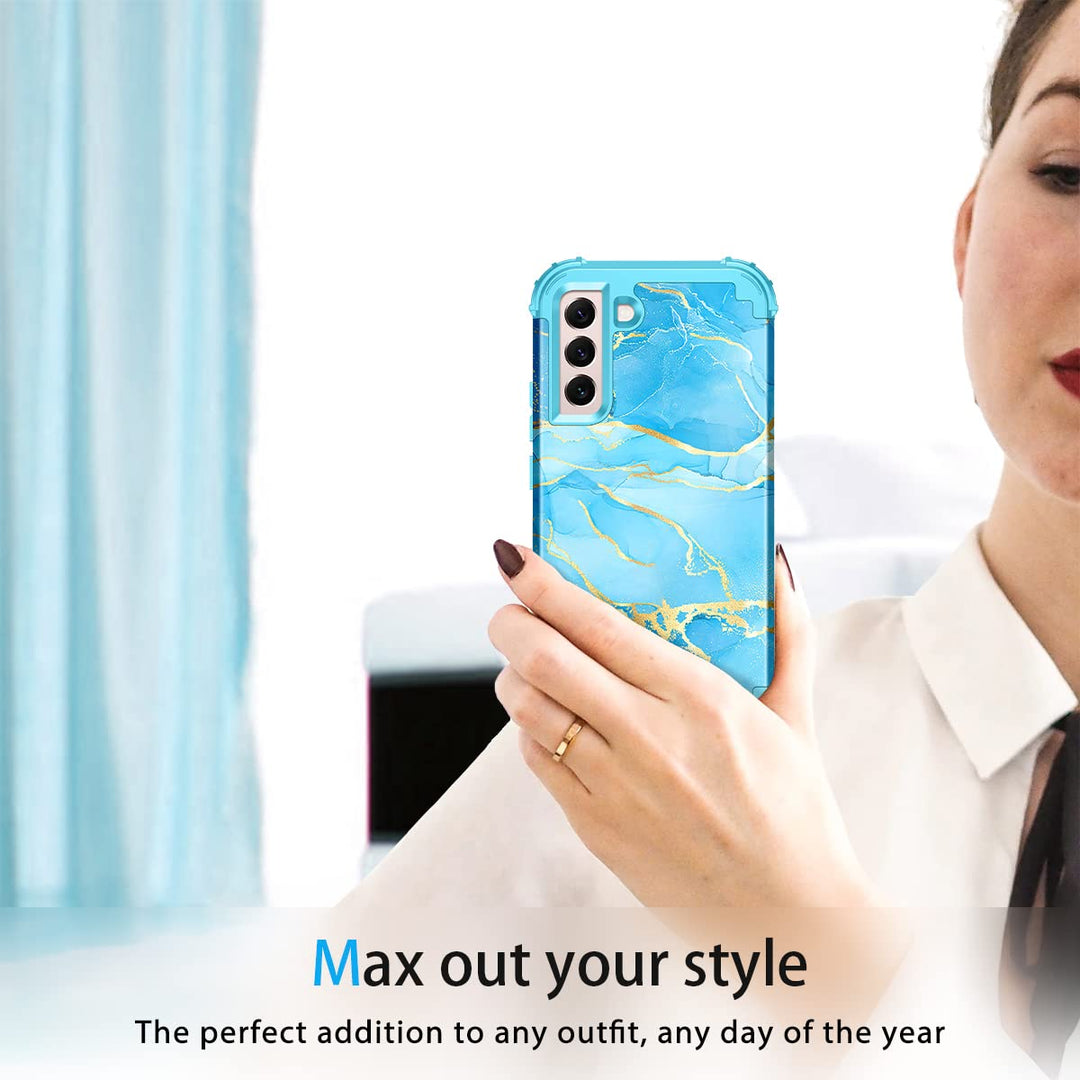 Galaxy S22 5G Floral Shockproof Case - DOKUTRONIX