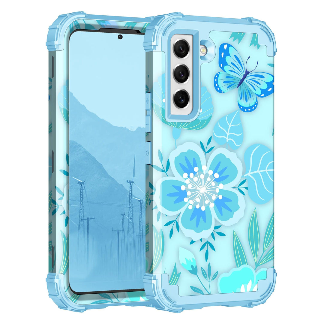 Galaxy S22 5G Floral Shockproof Case - DOKUTRONIX