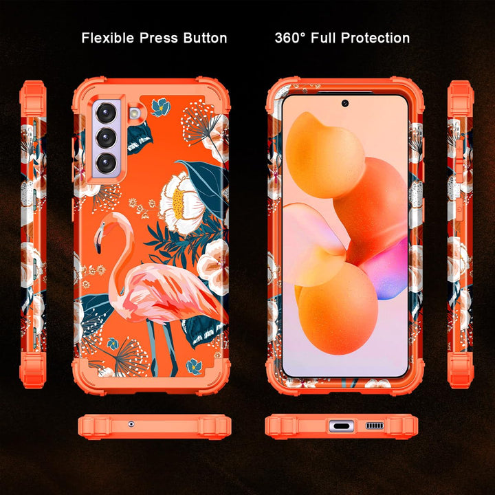 Galaxy S22 5G Floral Shockproof Case - DOKUTRONIX