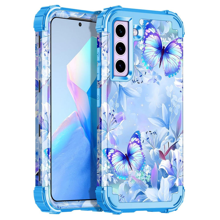Galaxy S22 5G Floral Shockproof Case - DOKUTRONIX