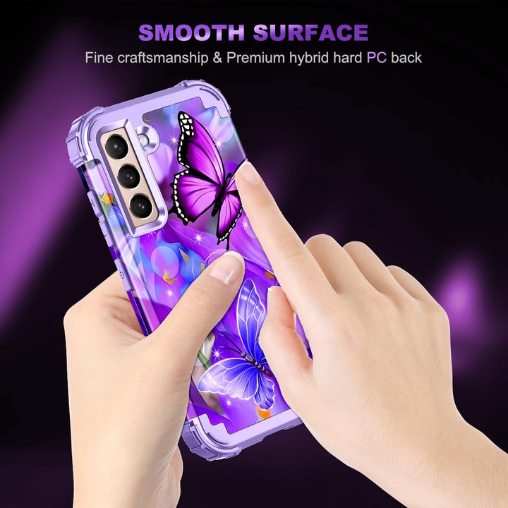 Galaxy S22 5G Floral Shockproof Case - DOKUTRONIX
