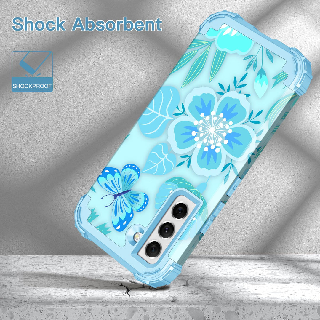 Galaxy S22 5G Floral Shockproof Case - DOKUTRONIX