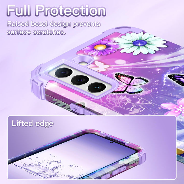 Galaxy S22 5G Floral Shockproof Case - DOKUTRONIX