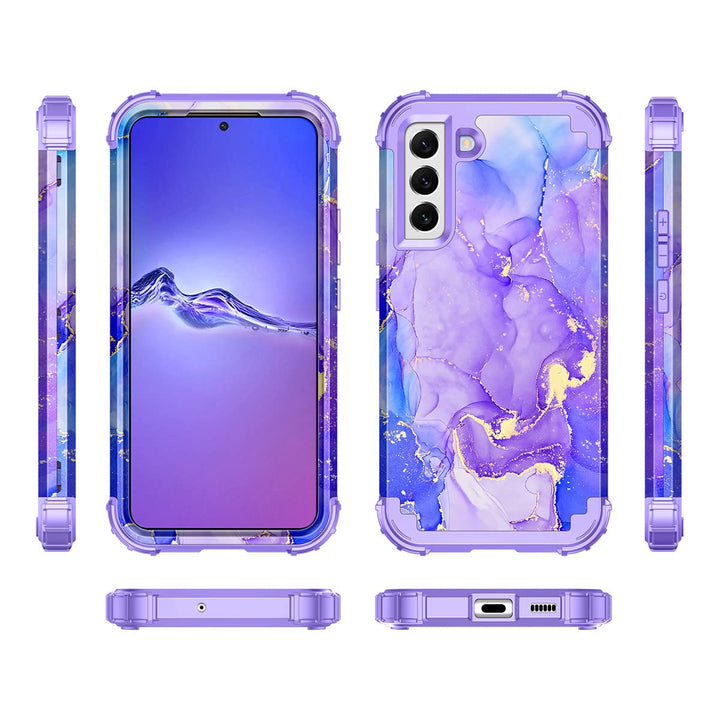 Galaxy S22 5G Floral Shockproof Case - DOKUTRONIX