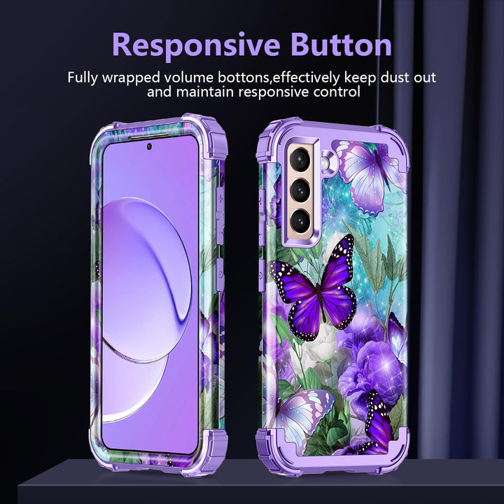 Galaxy S22 5G Floral Shockproof Case - DOKUTRONIX