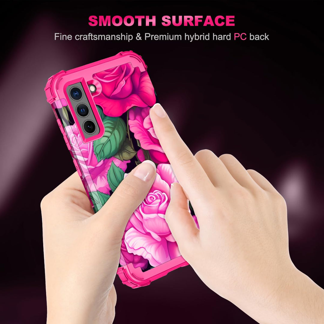 Galaxy S22 5G Floral Shockproof Case - DOKUTRONIX
