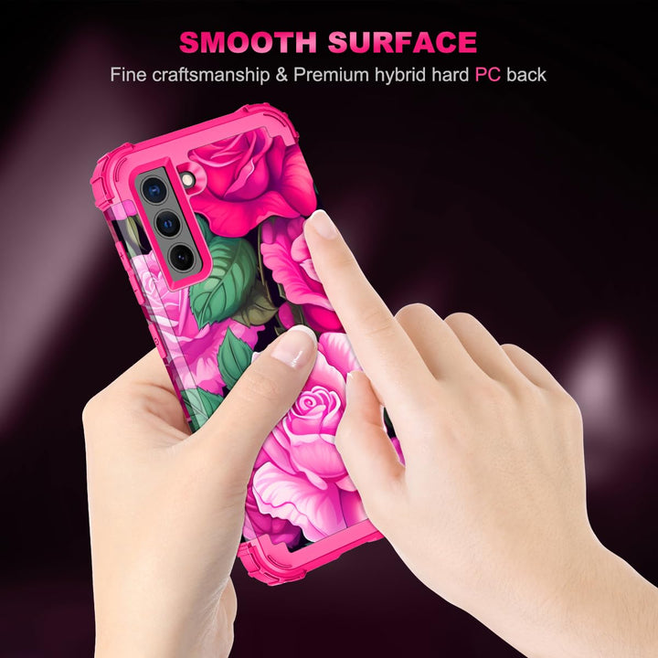 Galaxy S22 5G Floral Shockproof Case - DOKUTRONIX