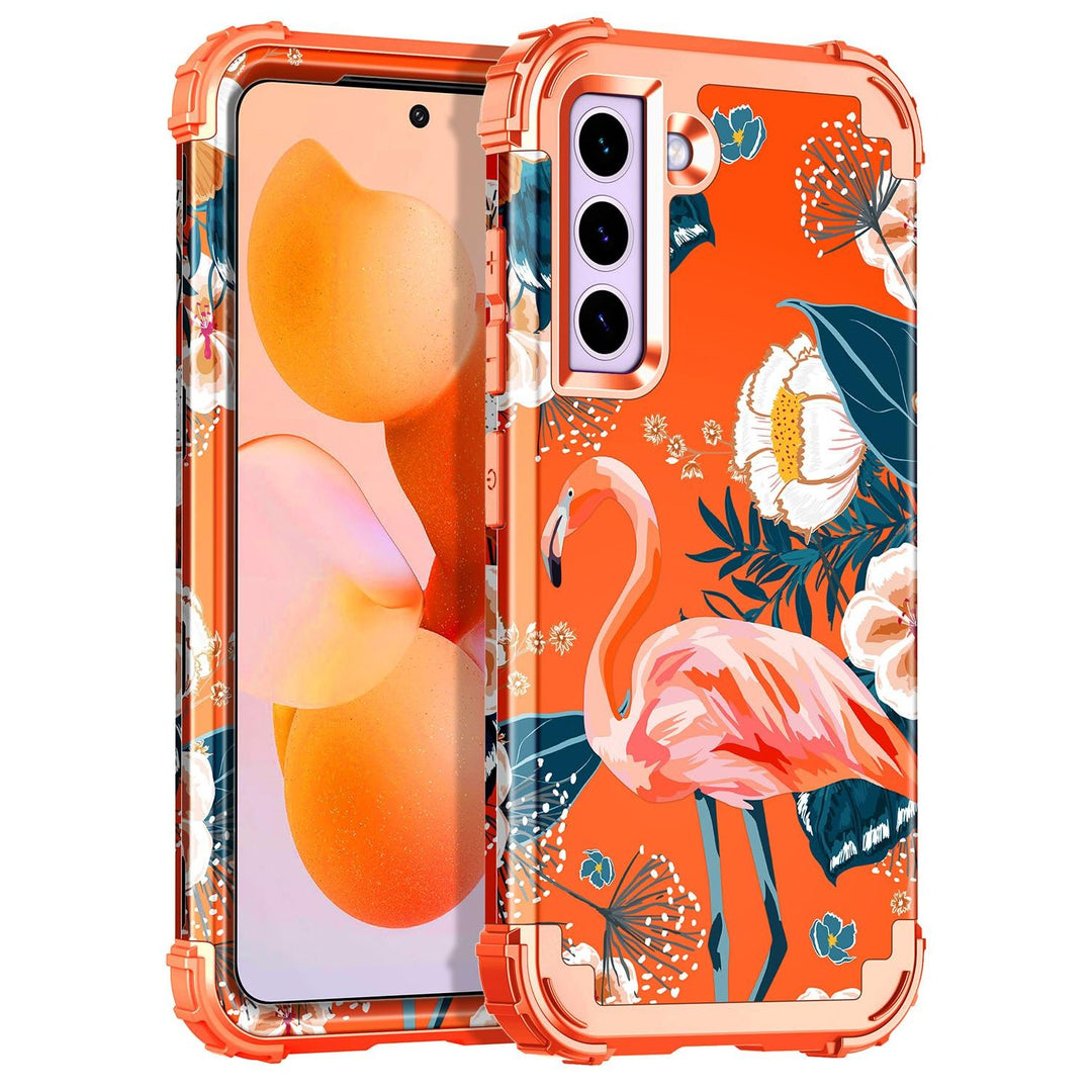 Galaxy S22 5G Floral Shockproof Case - DOKUTRONIX