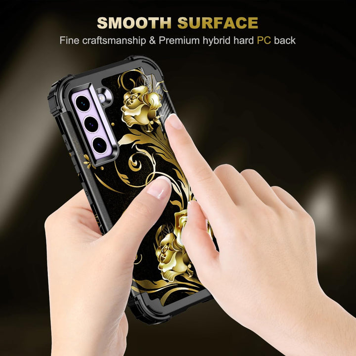 Galaxy S22 5G Floral Shockproof Case - DOKUTRONIX