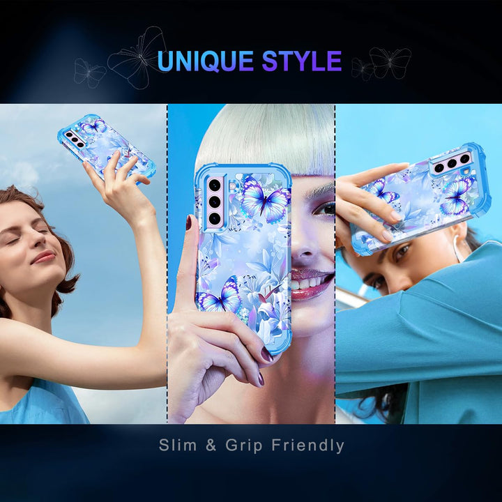 Galaxy S22 5G Floral Shockproof Case - DOKUTRONIX