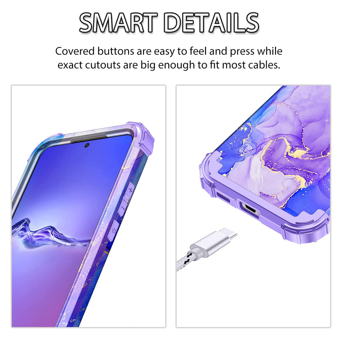 Galaxy S22 5G Floral Shockproof Case - DOKUTRONIX