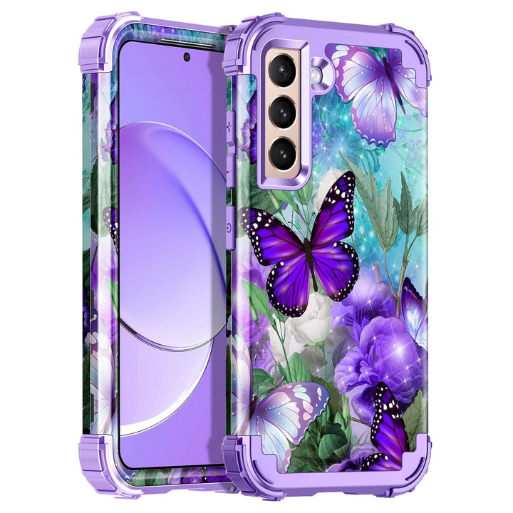 Galaxy S22 5G Floral Shockproof Case - DOKUTRONIX