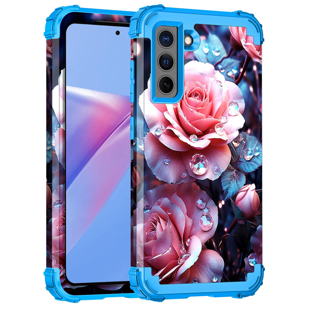 Galaxy S22 5G Floral Shockproof Case - DOKUTRONIX