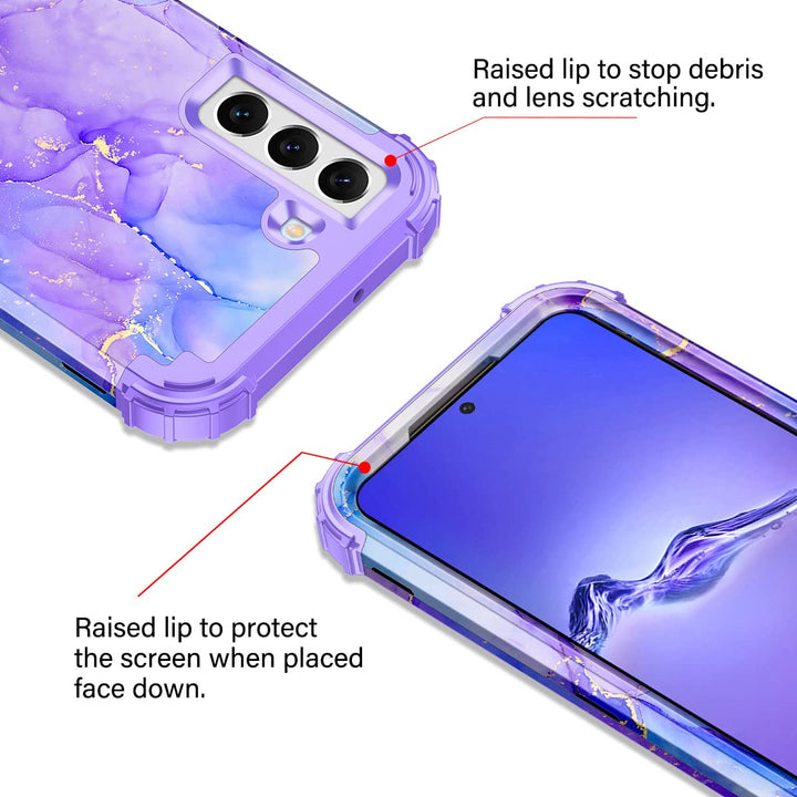 Galaxy S22 5G Floral Shockproof Case - DOKUTRONIX