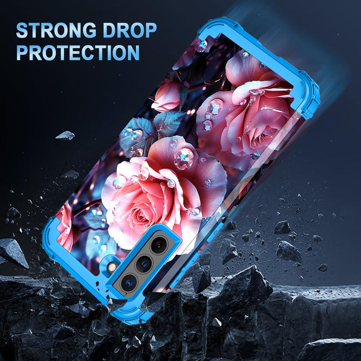 Galaxy S22 5G Floral Shockproof Case - DOKUTRONIX